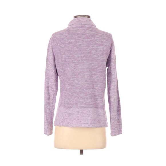 J.Jill Womens Small Lavender Cotton Turtleneck Sweater - Picture 2 of 5